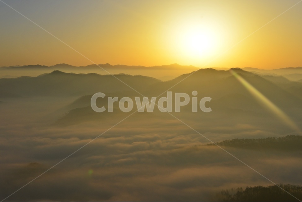 임실,국사봉,국사봉일출,아침,운해,여명,해돋이,light,빛,flare,플레어,sunlight,햇빛,weather,날씨,mountainrange,산맥,mountain,산,nature,자연,outdoors,옥외