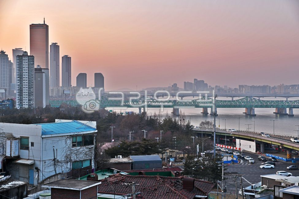 Yongyangbongjeojeong Park,Wonhyo Bridge,Noryangjin,Yeouido,nature,sunset,sight,Han River