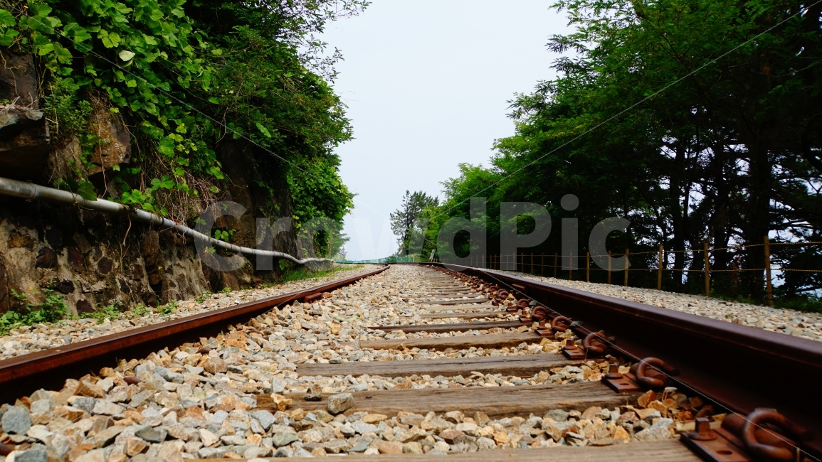 미포철길,철도,기차,철로,풍경,교통,교통수단,traffic,transportation,railway,rail,레일,train track,기찻길,dirt road,흙길,road,도로,gravel,자갈