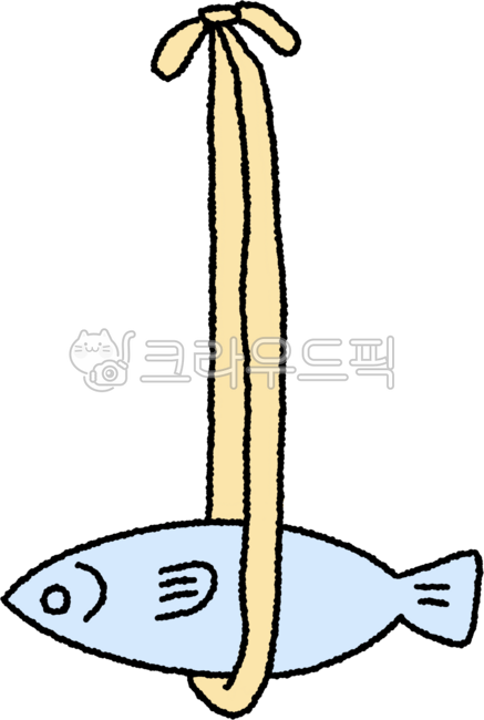 명태,액막이,한국,문화,상징,행운,끈,묶다,물고기,말린생선