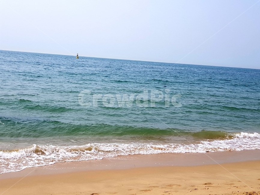 바다,여름,부산,해운대,힐링,색감,푸른,파도,모래,하늘,sky,해변,바다,beach,sea
