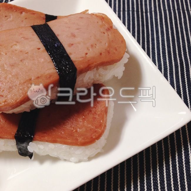 ham, musubi, sushi, Musubi, spam - Authentic Korean Stock Photos by 블루밍 ...