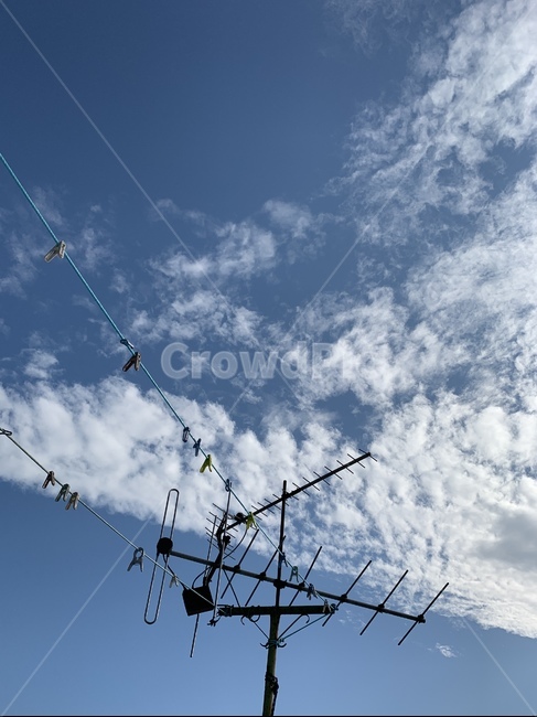 하늘,안테나,빨랫줄,sky,날씨,weather,구름,cloud,자연,풍경,nature,landscape