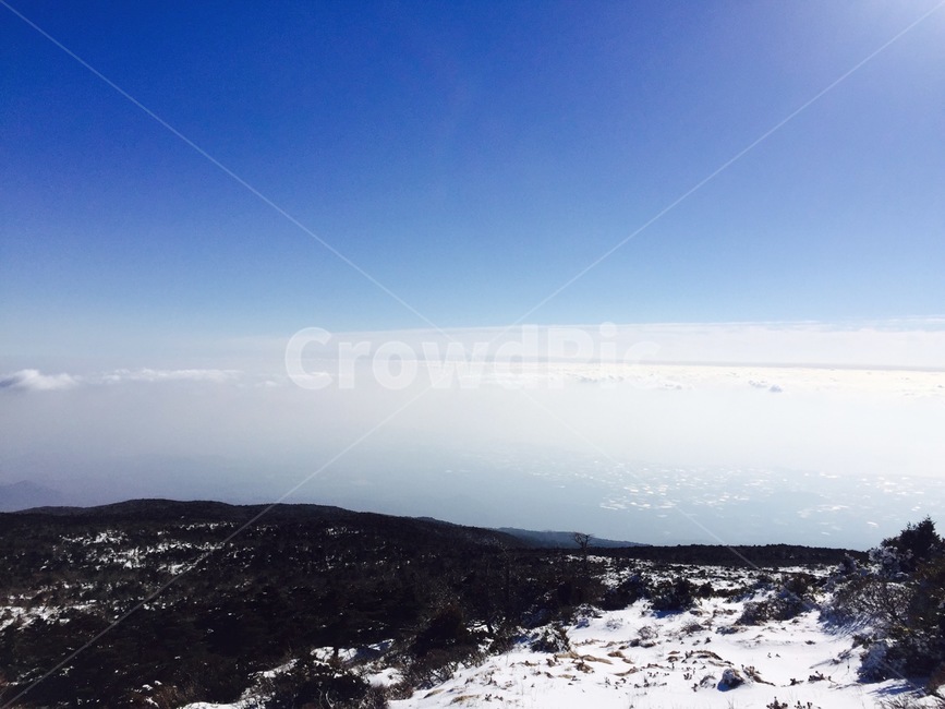 한라산,태양,햇빛,하늘,구름,sky,nature,자연,outdoors,옥외,겨울,계절,winter,season,자연,풍경,nature,landscape
