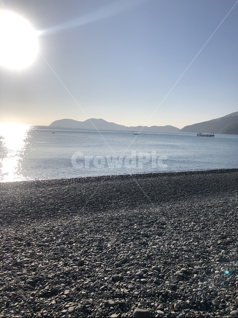 바다,몽돌해변,매미성,바다풍경,거제도,자연,풍경,nature,landscape,gravel,자갈,road,도로,dirt road,흙길