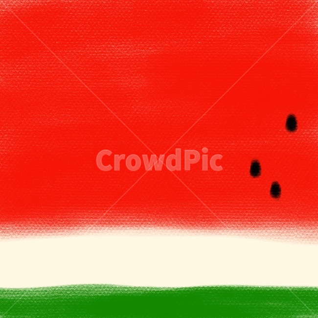 Summer Illustration Contest,colored pencil drawing,note paper,watermelon drawing,watermelon,watermelon illustration,Watermelon Memo Pad