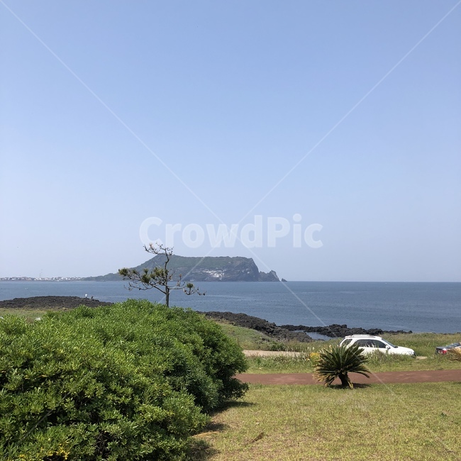 제주도,해변,바다,전망,하늘,배경화면,정방향