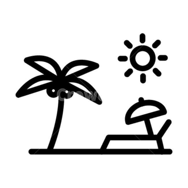 비치,해변가,모래사장,모래밭,태닝,야자수,여름,방학,홀리데이,holiday,바캉스,무더위,여름방학,휴가,여름휴가,힐링,태양,썬베드,여름,계절,summer,season,그래픽,일러스트레이션,graphic,illustration,아이콘,icon