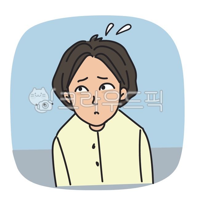 A person who is mindful,an office worker illustration,annoyed person,emotions,illustration