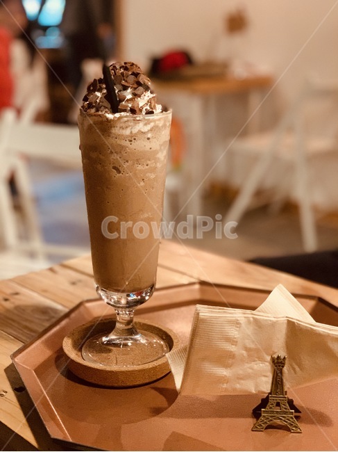 카페,커피,에펠탑모형,아이스커피,프라포치노,커피,카페,coffee,cafe