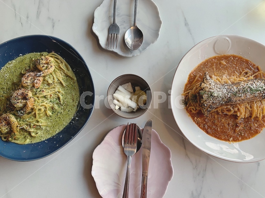 음식,파스타,항공샷,균형,감성,감성사진,balance,pasta,food,dinner