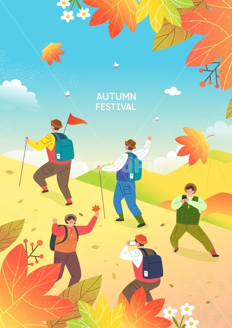 단풍,등산,등산복,산악회,산행,가을,여행,페스티벌,축제,행사,이벤트,계절,시즌,생활,캐릭터,사람,연인,가을,계절,fall,autumn,season,여행,휴가,traveling,vacation,trip,그래픽,일러스트레이션,graphic,illustration