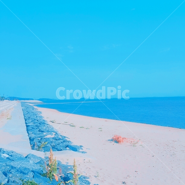 바다,구름,하늘,여름,푸르,자연,풍경,nature,landscape,land,땅,outdoors,옥외,shoreline,해안선,water,물,sea,ocean,대양,coast,연안,beach,바닷가