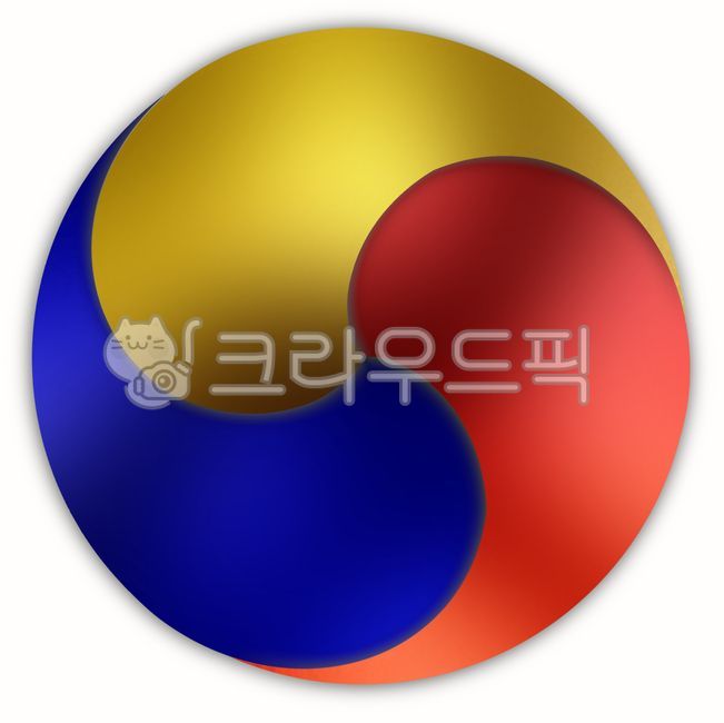 korea,sphere,Korean Flag,illustration,Samtaegeuk,traditional pattern,Taegeuk,Korean tradition