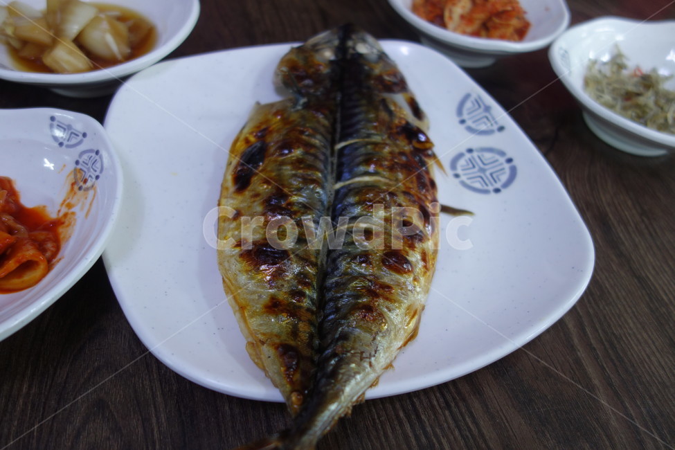 side dish,fish,Korean,purple mackerel,cooking,Grilled Fish,food,mackerel,roast