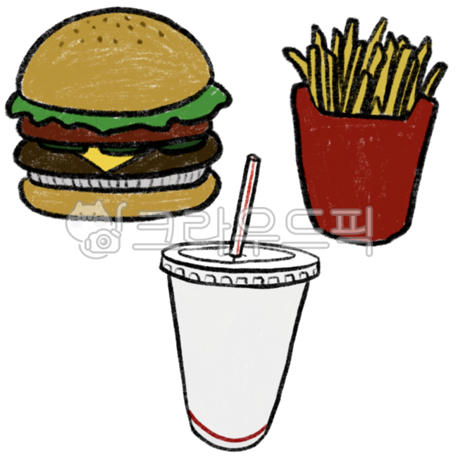 burger,버거,food,음식,감자튀김,음료수,패스트푸드,햄버거