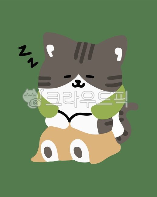 귀여운,동물캐릭터,character,cat,illust,고양이,고양이캐릭터,고양이그림,고양이일러스트,고양이스티커,힐링일러스트,잠자는그림,휴식,고등어고양이,그래픽,일러스트레이션,graphic,illustration