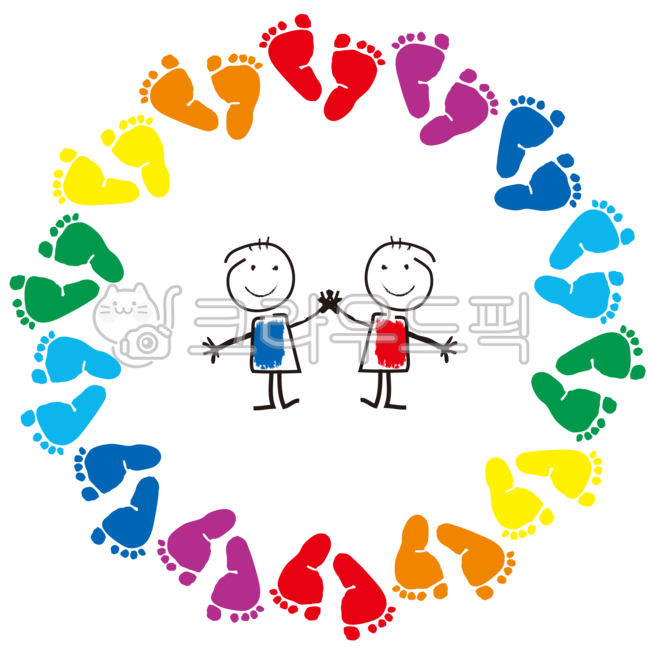 Sole,border,child,friend,sole border,rainbow color,frame,kindergarten,daycare