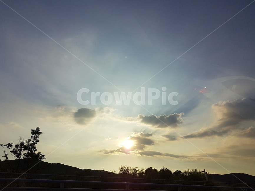빛,햇빛,플레어,노을,해넘이,서해,저녁하늘,서쪽하늘,자연,풍경,nature,landscape,flare,light,sunlight