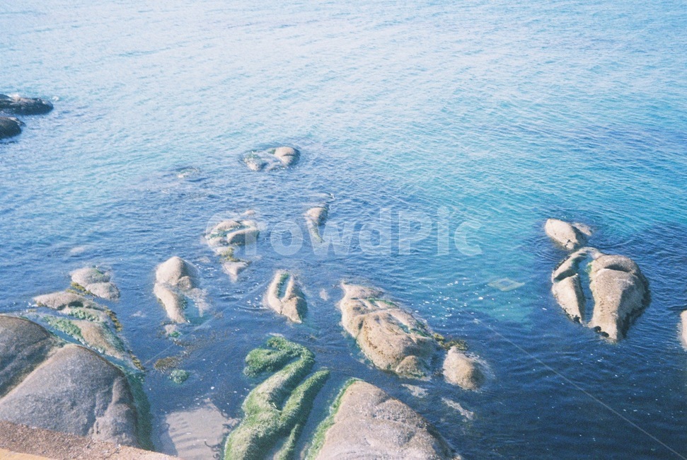 바다,필름,필름사진,물,돌,속초,자연,풍경,nature,landscape