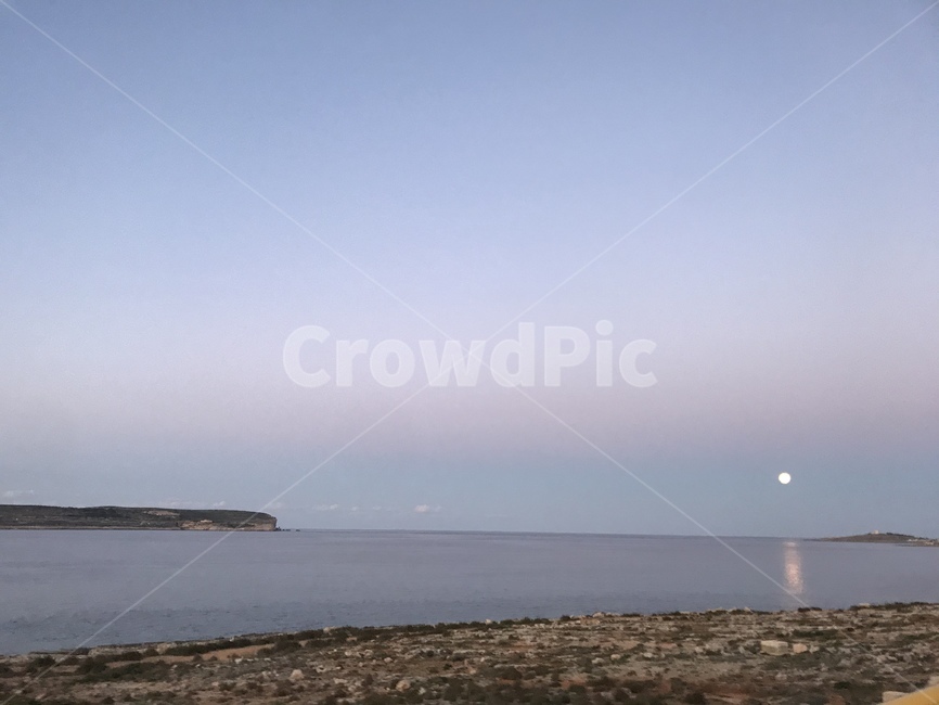 지중해,노을,sea,자연,바다