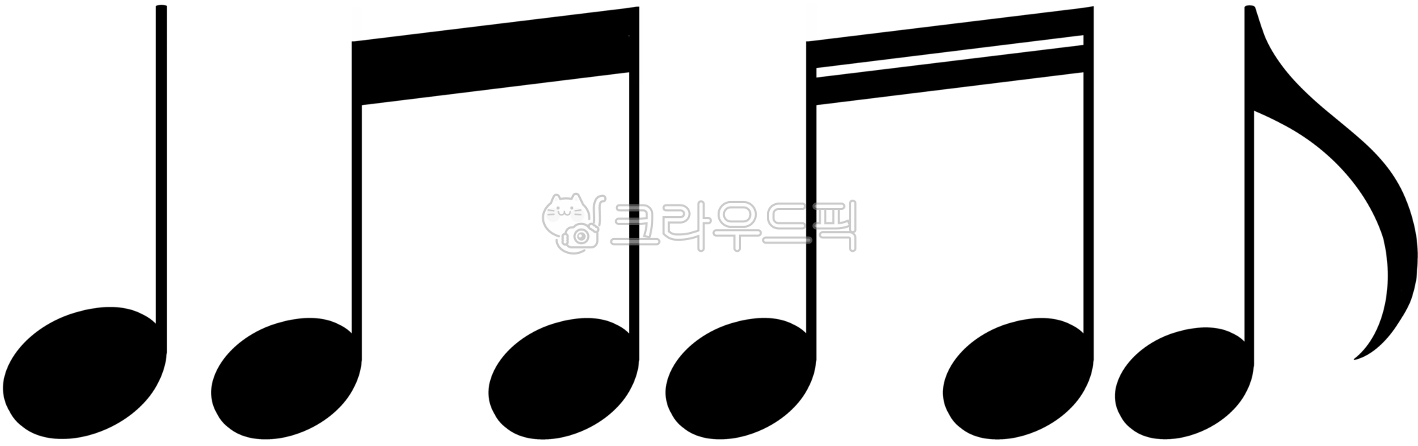 음악일러스트, 음표일러스트, 음표png, 음표투명배경, 음악수업, 사진,이미지,일러스트,캘리그라피 - kym3520작가