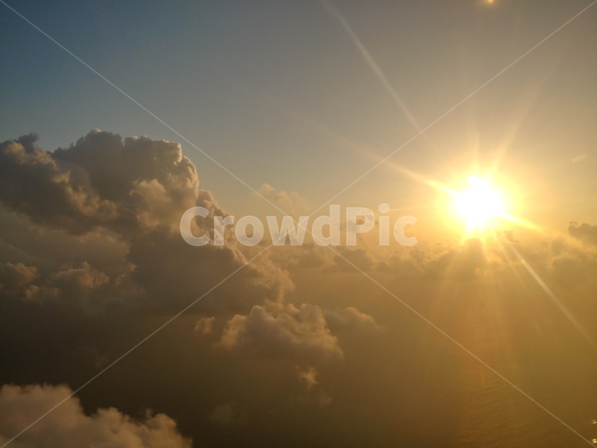구름,하늘,태양,석양,노을,자연,풍경,nature,landscape,light,빛,flare,플레어,sunlight,햇빛,outdoors,옥외