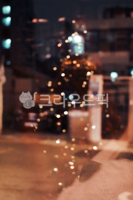 창문,조명,보케,빛망울,창문에비친