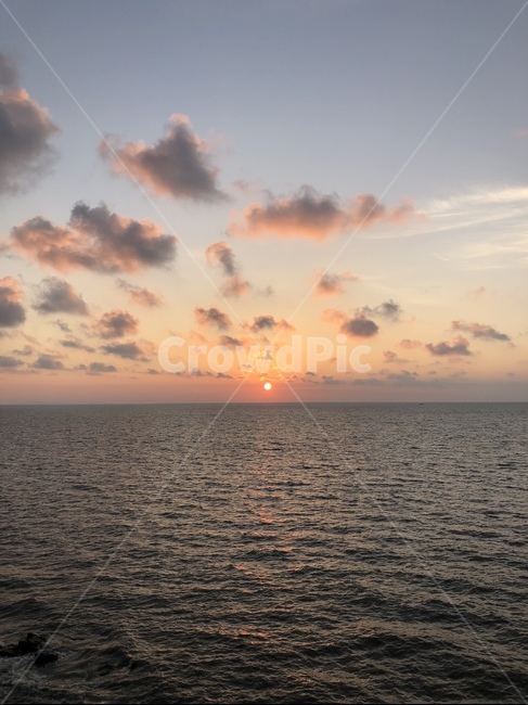 바다,노을,구름,해,sunset,초저녁,풍경,자연,풍경,nature,landscape,outdoors,옥외