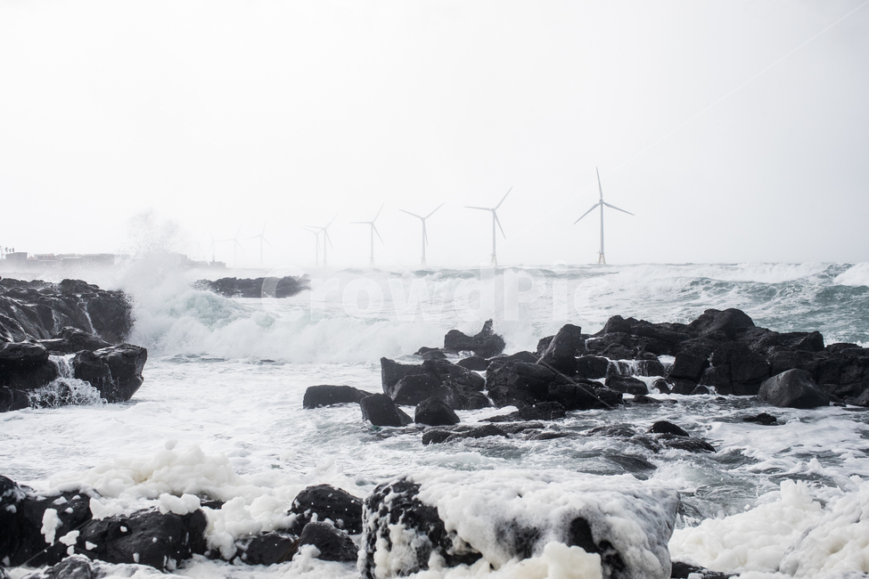 바다,파도,풍력발전기,제주도,바람,제주도,jeju,jeju island,산업,industry,industrial,에너지산업,energy industry