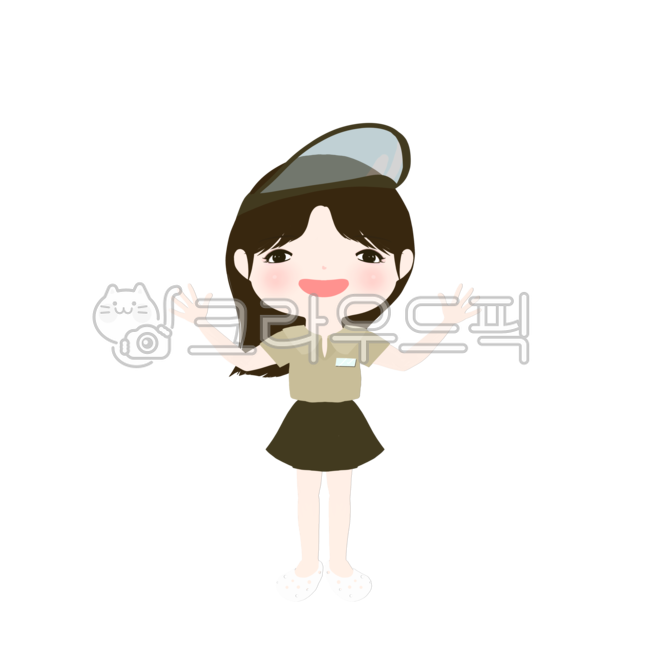 아르바이트생,알바모집,알바생,파트타임,점원,요식업,알바,여자캐릭터,학생png