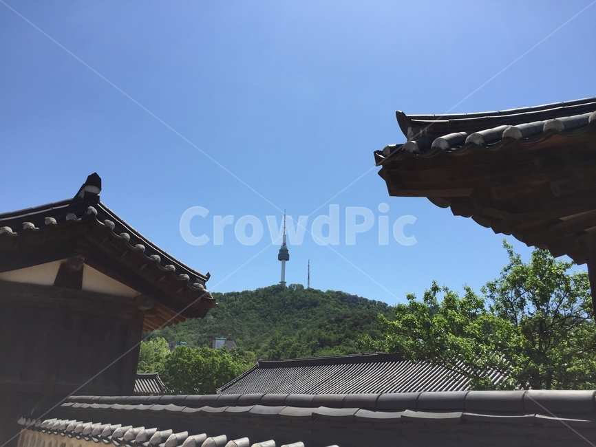 서울,기와,풍경,한옥,기와집,자연,하늘,맑음,산,언덕,한국전통,한국문화,korean traditional,korean culture,랜드마크,landmark,tourist attraction,한국랜드마크,한국관광지,한국명소,korea landmark,korea tourist attraction,건축물,건물외관,exterior,building,structure,architecture,construction