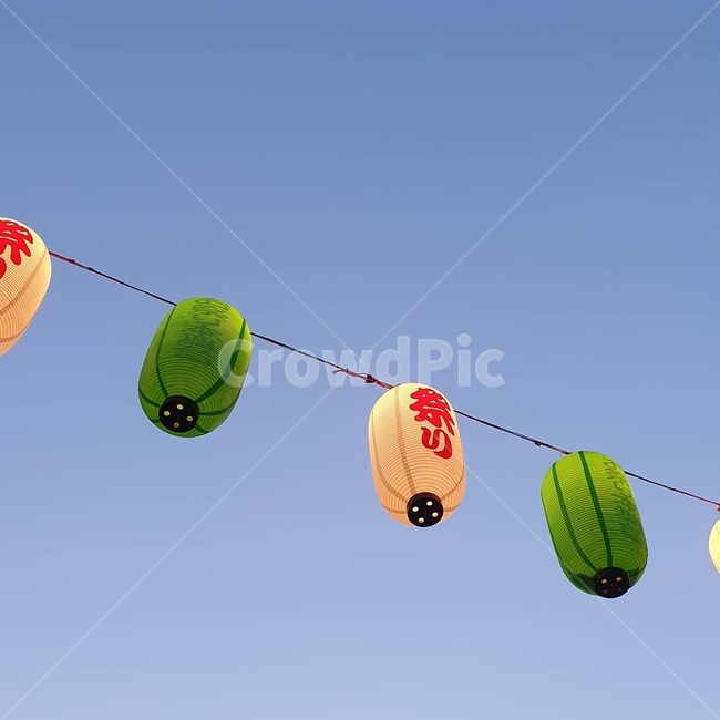 마츠리,축제,연등,일본,하늘,감성