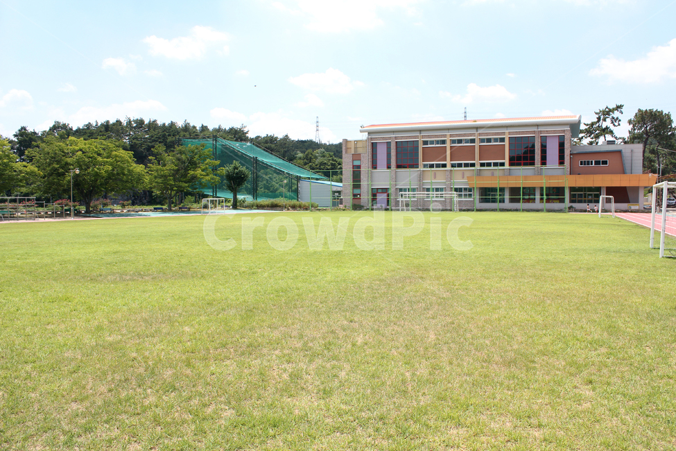학교,초등학교,교육기관,운동장,잔디,화순군,전라남도,건물,건축,건축물,잔디밭,하늘,나무,조경,공원,정원,야외,텅빈,빈,비어있는,교육,초등,구름,뭉게구름,산,녹색,그린,풍경,mountain,cloud,아시아,한국,grass,asia,blue,building,education,elementaryschool,empty,field,green,ground,blank,playground,축구장,축구골대,골대,골,hwasungun,jeollanamdo,korea,nature,nobody,outside,park,publicschool,publicschoolbuilding,school,sky,tree,건축물,건물외관,exterior,building,structure,architecture,construction,교육,학교,공부,education,learning,study,school