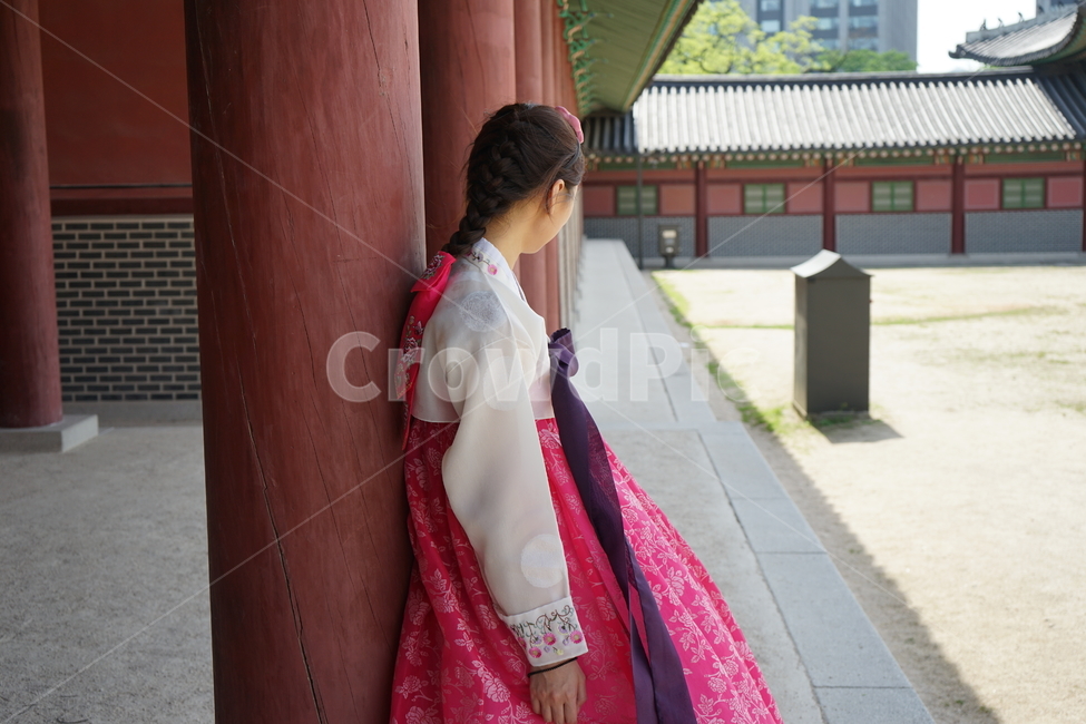 한복,궁,경복궁,서울,전통,traditional,핑크,분홍