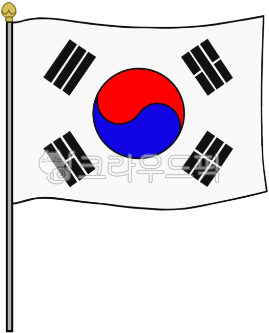 태극기,태극기일러스트,태극기로고,국경일,한국국기,대한민국국기