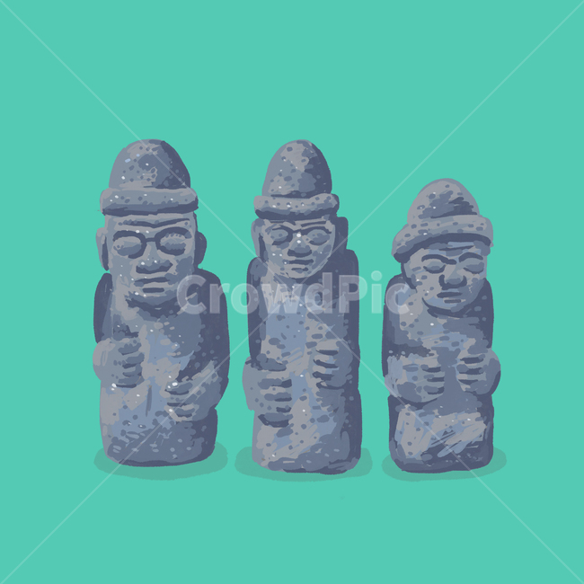 돌하르방,제주도,하르방,손그림,일러스트,캐릭터,제주,조각상,jeju,웃고있는,조형물,statue,석상,jejuisland