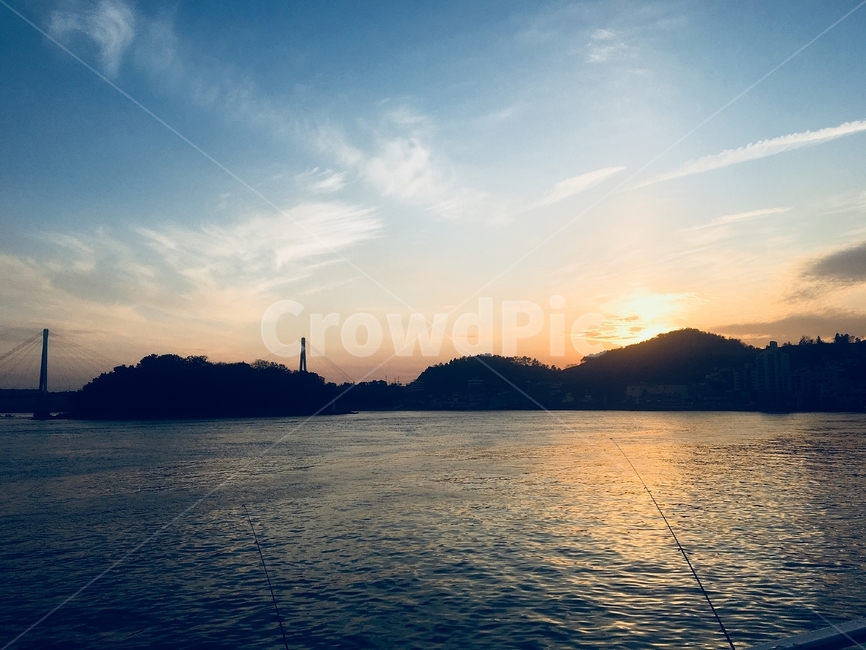 여수,바다,일몰,하늘,겨울바다,풍경,경치,노을,물결,자연,풍경,nature,landscape,outdoors,옥외