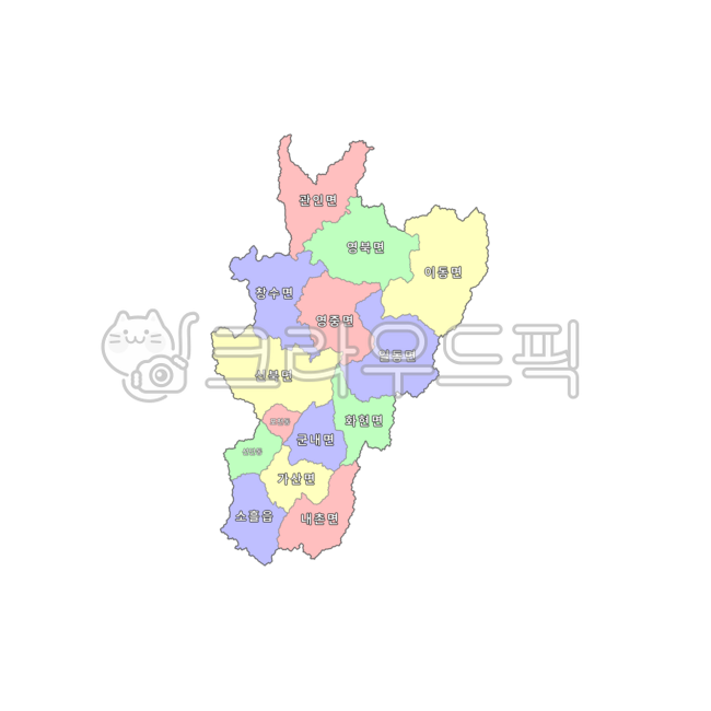 Pocheon,provinces,myeons,green,cities,yellow,fourcolor map,dong,administrative districts,Gyeonggido,red,blue,towns,administrative district map,counties,map,Republic of Korea,Pocheonsi,Korea