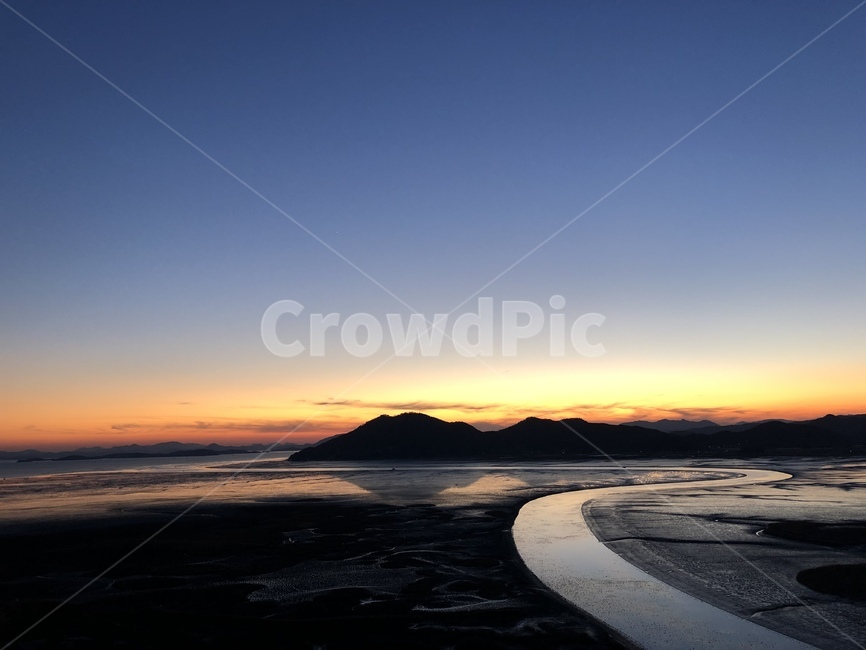nature,자연,outdoors,옥외,순천만,습지,s자물길,dusk,봉화산,겨울,winter,맑음,자연,풍경,nature,landscape