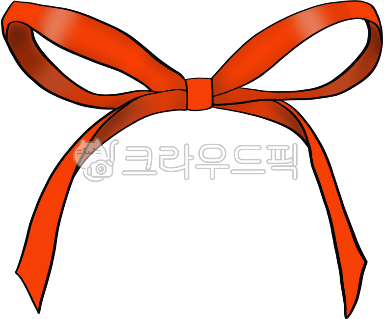 리본, 끈, 일러스트, 일러스트레이션, 레드, 사진,이미지,일러스트,캘리그라피 - milgaru2525작가