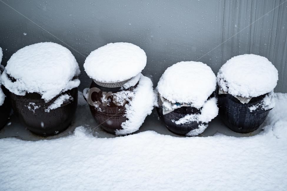 눈,첫눈,장독대,하얀,정감있는,겨울,계절,winter,season,한국전통,한국문화,korean traditional,korean culture