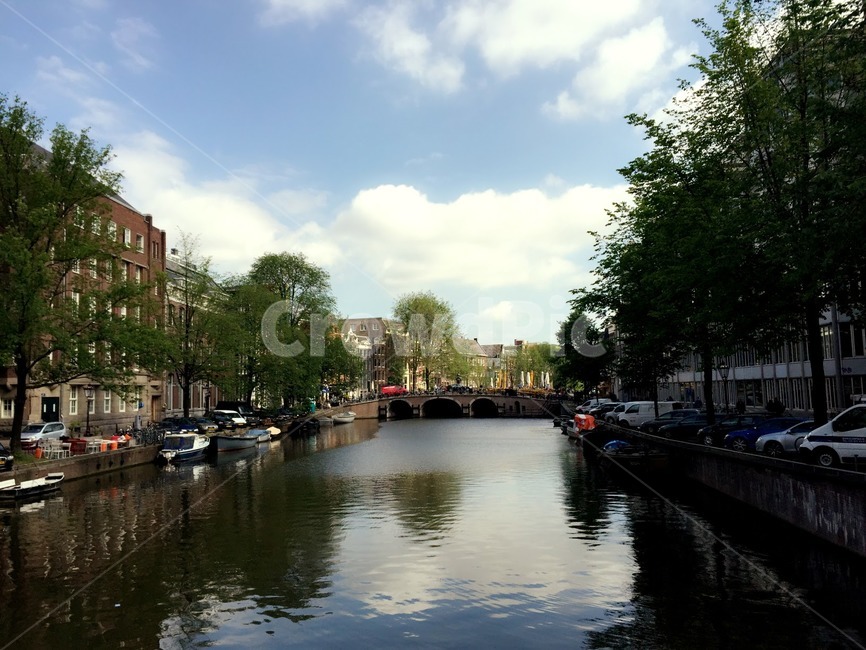 네덜란드,암스테르담,운하,강,배,화창한날씨,햇빛,풍경,구름,나무,amsterdam,river,bote,sunny,netherlands