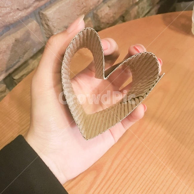 하트,컵홀더,heart,정방형,감성