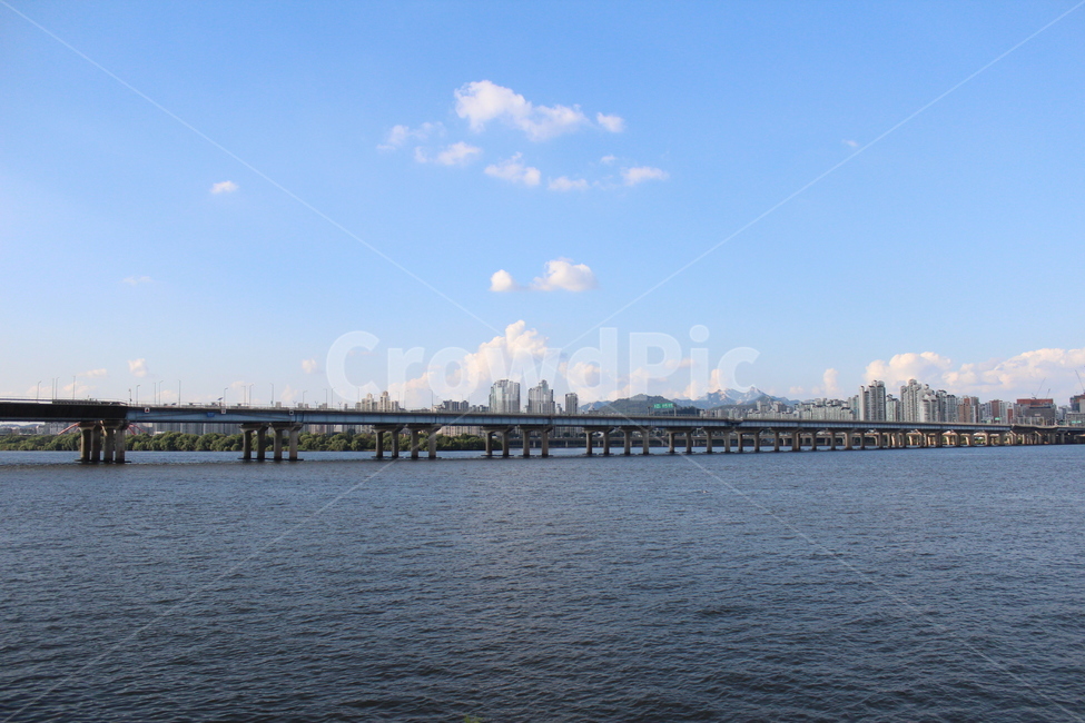 하늘,sky,한강,다리,river,강