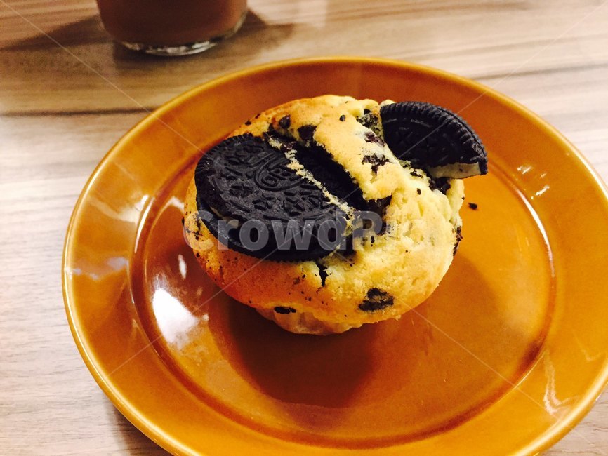 카페,머핀,초코머핀,오레오머핀,오레오,디저트,디저트,간식,후식,dessert,snack