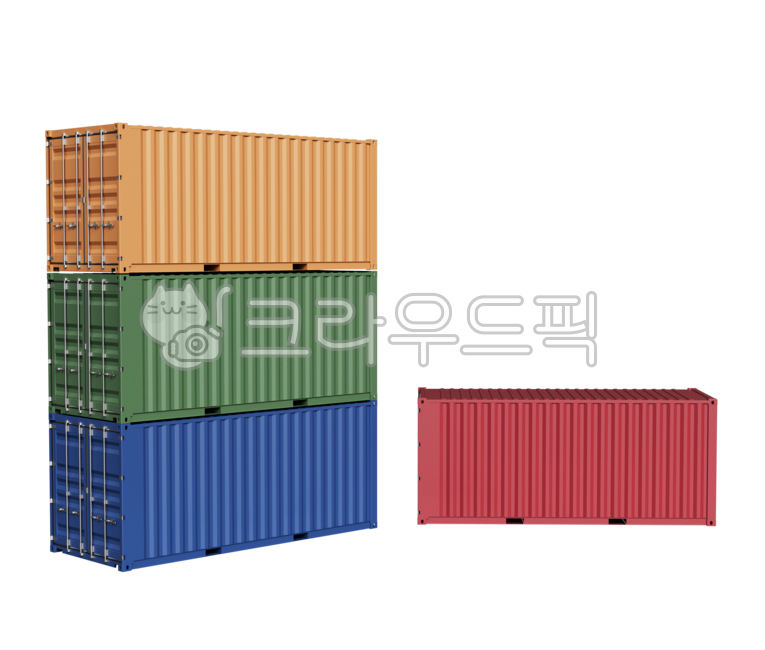 컨테이너, 목업, 선적, 적재, 화물, 사진,이미지,일러스트,캘리그라피 - HoodieHoony작가