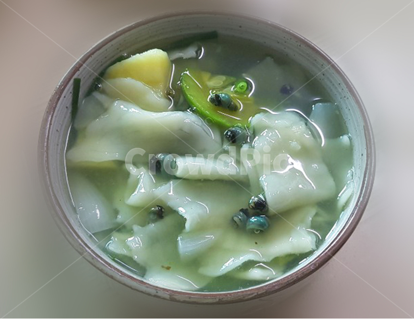 하동,음식,수제비,다슬기,시원함