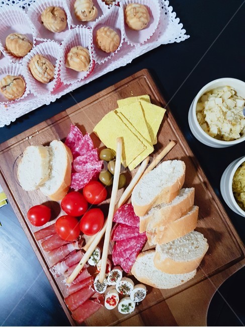 플레이팅,와인,디너,바게트,치즈