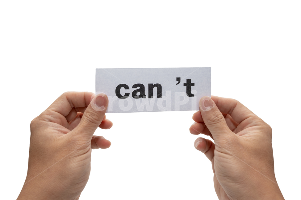 human,인간,person,사람,hand,손,영단어,영어,can,cannot,cant,동기부여,자신감,컨셉,아이디어,성공,실패,경쟁,doit,연출,컨셉,콘셉,direction,concept,누끼,remove background